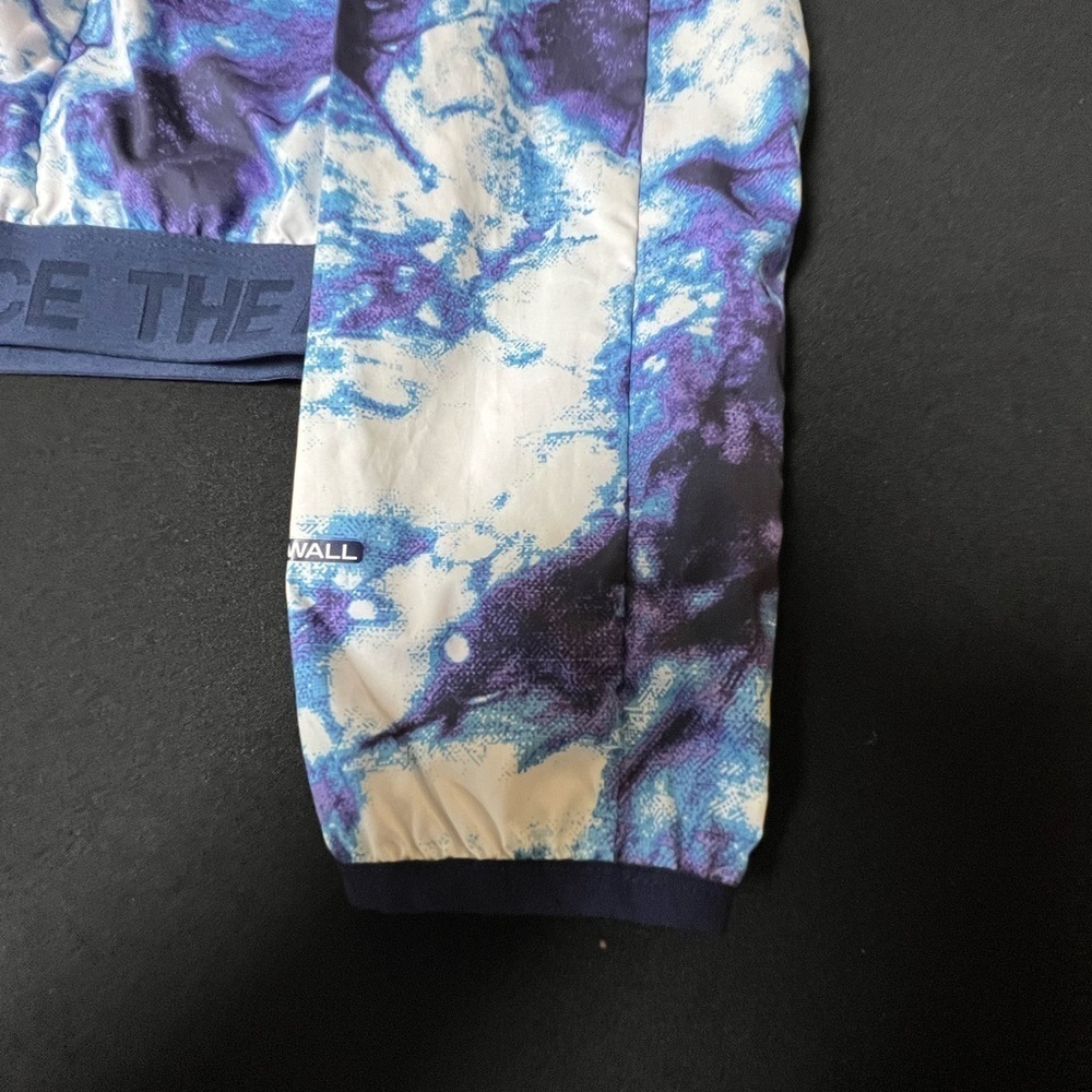 NORTH FACE GIRLS PRINTED ALTA VISTA RAIN JACKET W/ HOOD. PAISLEY PURPLE LARGE - Picture 5 of 10